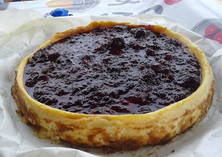New York cheese cake (Tarta de queso y frutos rojos)
