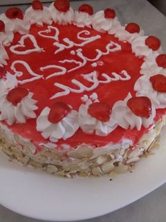 صورة لوصفة كيكة عيد الميلاد