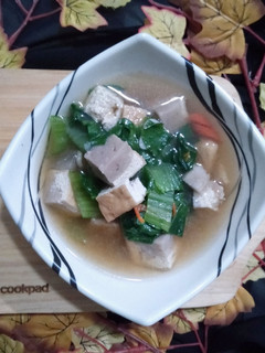 Foto resep Miso Soup Sawi Tahu Bakso