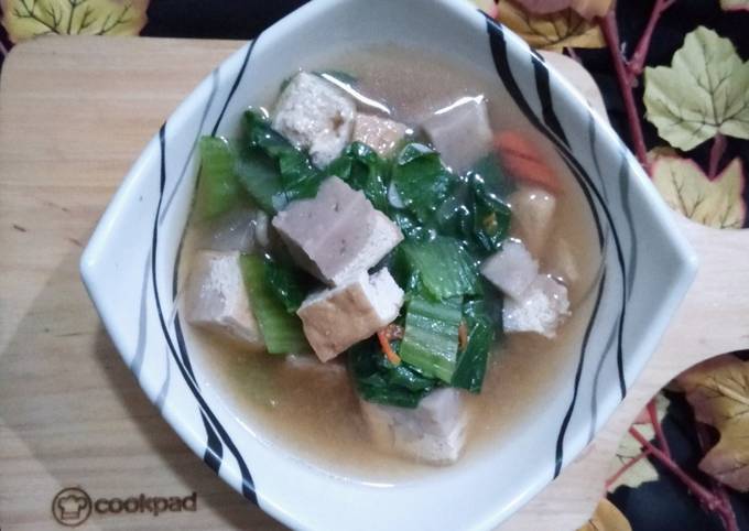 Miso Soup Sawi Tahu Bakso