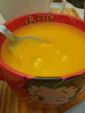 Sopa crema de zapallo y choclo