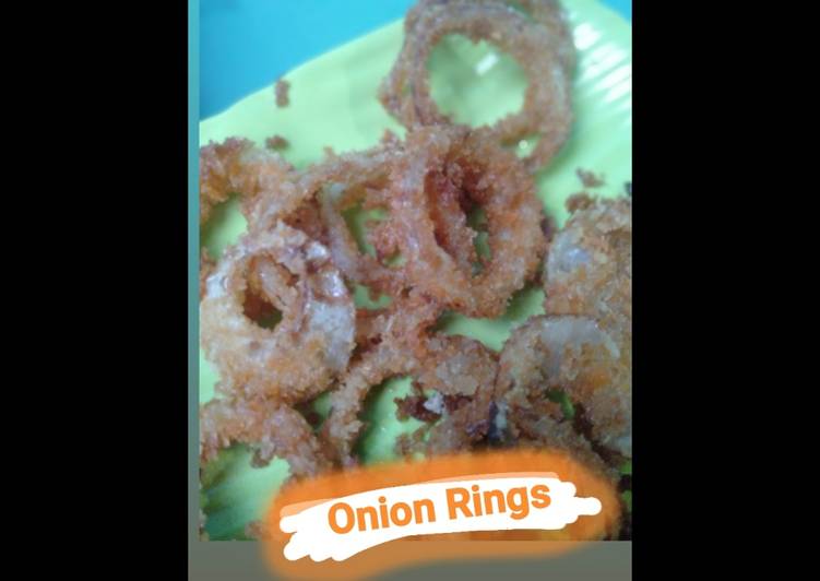 Cara Gampang Membuat Onion rings, Bisa Manjain Lidah