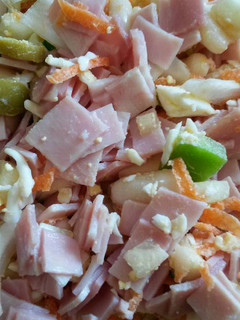 Una foto de Ensalada de judías blancas