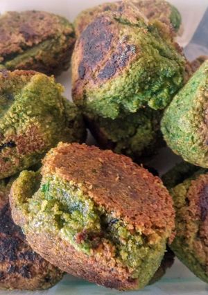 Une photo de Falafels à la menthe et au persil (vegan)