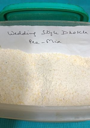 A picture of Wedding Style Live Dhokla Pre-mix.