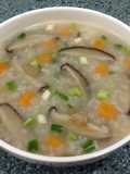 Vegetarian Shiitake Mushroom Rice Porridge