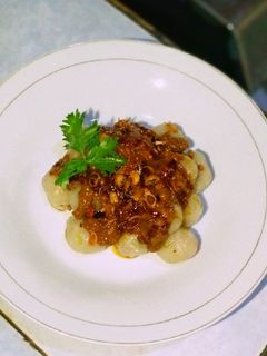 Foto resep Cilok ayam bumbu kacang