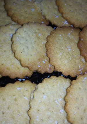 A picture of Coconut cookies #coastal coconut dish contest.