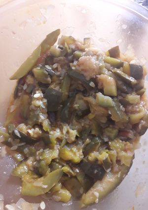 Una foto de Zapallito en escabeche