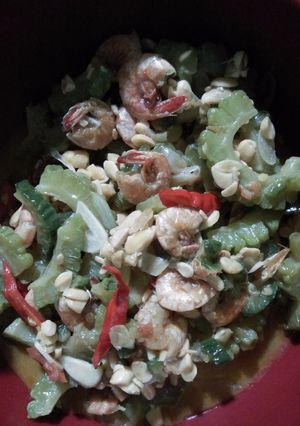 Foto resep Tumis Pare Udang Saori