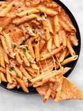 Pink pasta