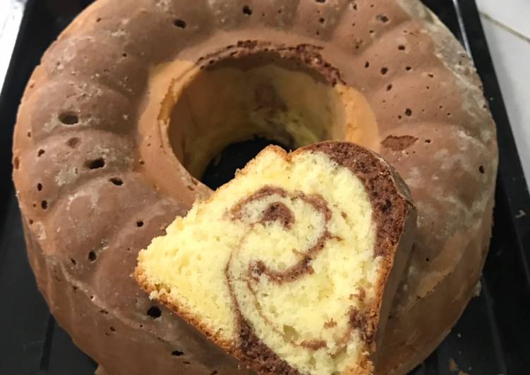 Marmer Cake jadoel super lembut