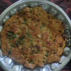 சிறுதானிய சர்க்கரை பூசணி கீரை அடை A picture of சிறுதானிய சர்க்கரை பூசணி கீரை அடை.