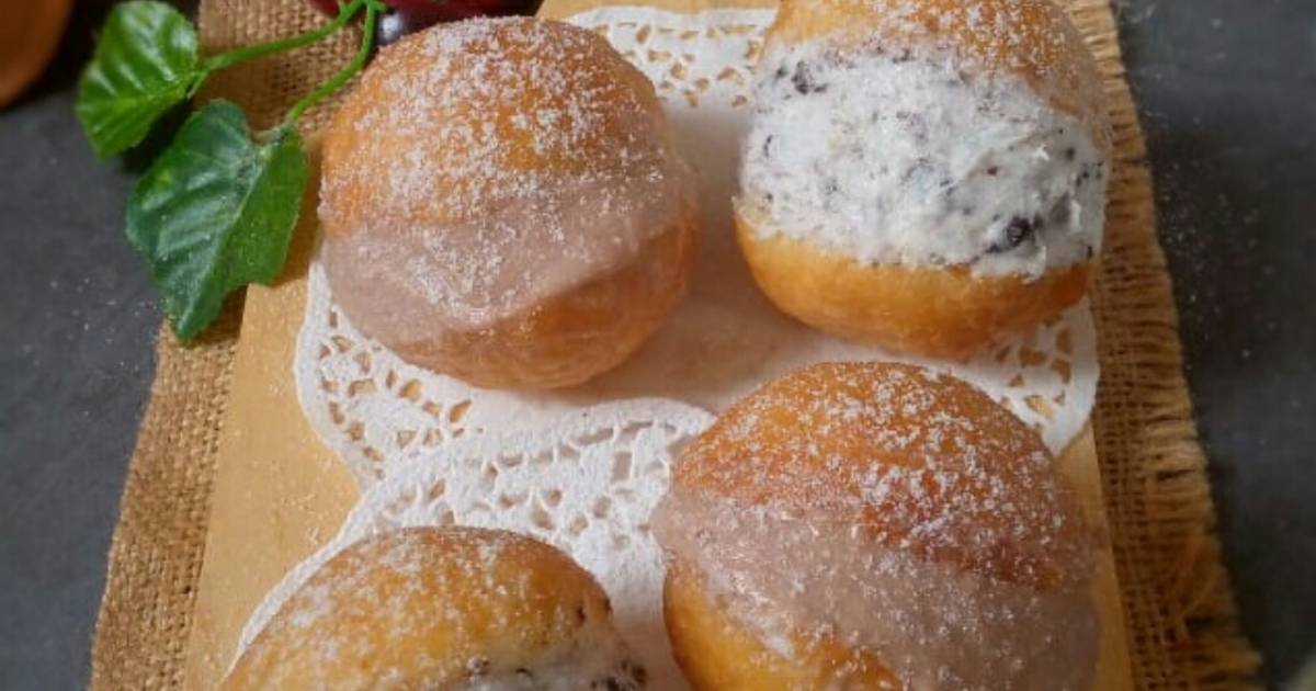 Resep Korean Milk Cream Donuts oleh Erika Damayanti "Cemilan Kakak Mika