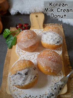 Foto resep Korean Milk Cream Donuts