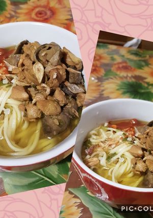 Foto resep Mie ayam Jamur bumbu komplit