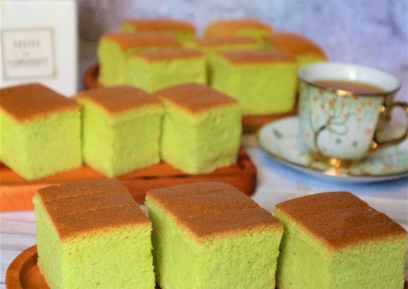 Ogura Cake Pandan