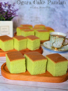 Foto resep Ogura Cake Pandan