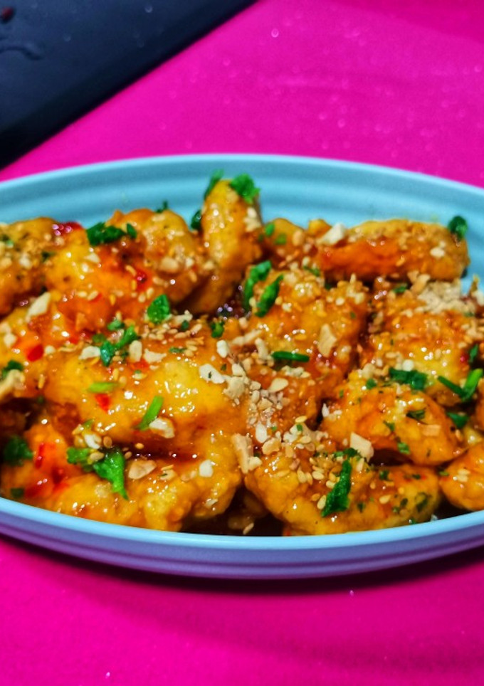 Una foto de Pollo general tso