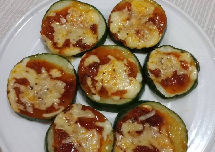 Zucchini (timun jepang) mozarella panggang