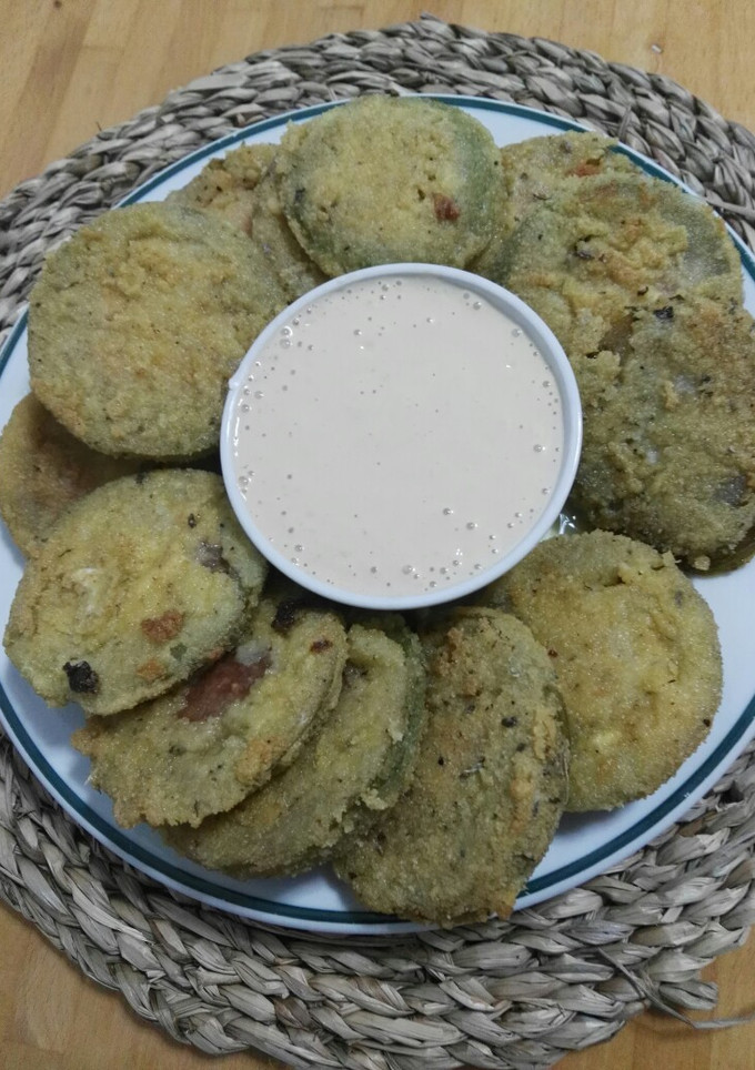 Una foto de Tomates verdes fritos