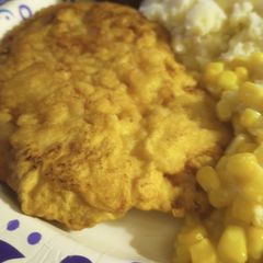 A picture of Battered Pork Cubed Steak.
