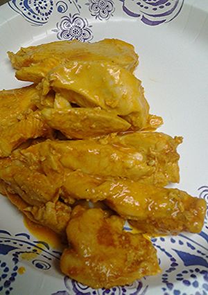 A picture of Buffalo sauce, my version.