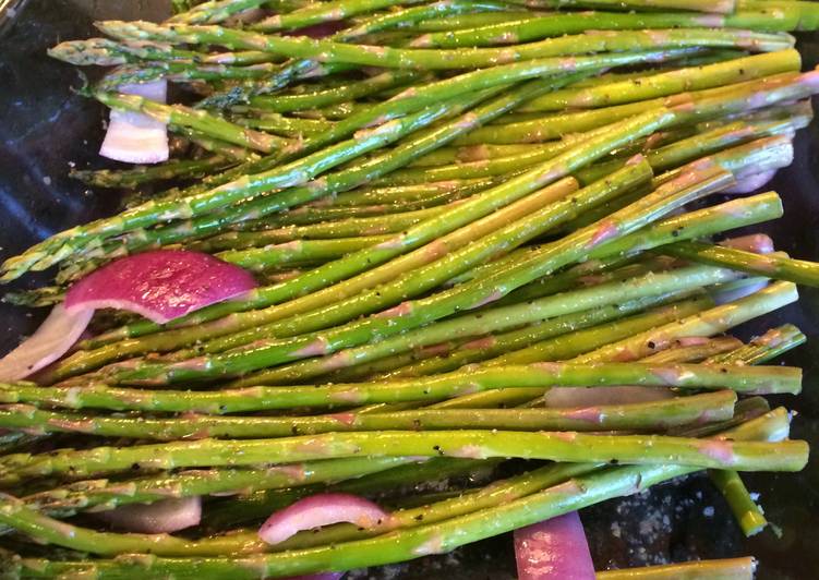 Simple Way to Make Homemade Lemon Roasted Asparagus