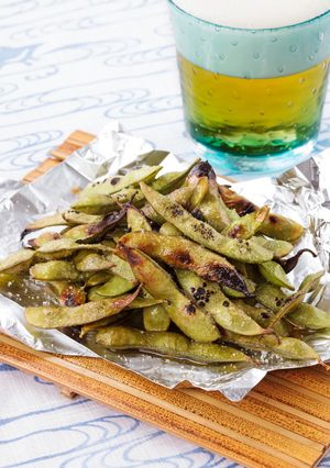 A picture of Easy Appetizer: Roasted Edamame with Toasted Sesame Oil.