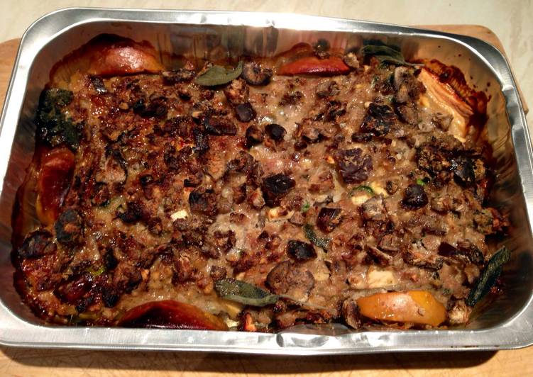 Recipe of Quick Pork, Apple And Chestnut Stuffing