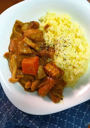 花生沙爹雞肉咖哩 的食譜成品照片