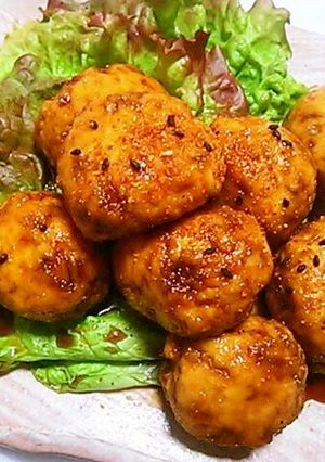 A picture of Tender Fluffy Tsukune Meatball.