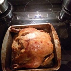 A picture of Preacher Paul Stuffed Roast Chicken.