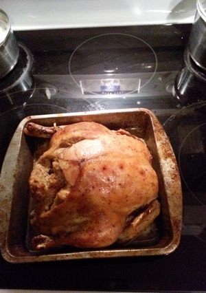 A picture of Preacher Paul Stuffed Roast Chicken.