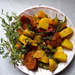 A picture of Pumpkin curry.