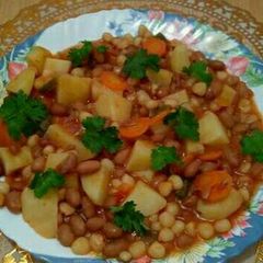 A picture of Fried Githeri.