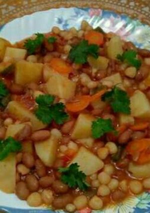 A picture of Fried Githeri.
