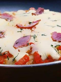 صورة لوصفة بيتزا الطاسه