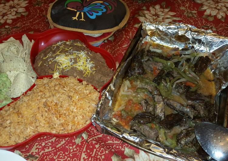 Mexican Fajita Skirt Steak in the Oven