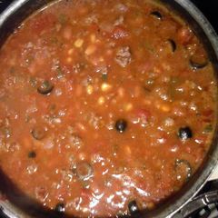 A picture of taco soup.