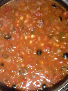 A picture of taco soup.