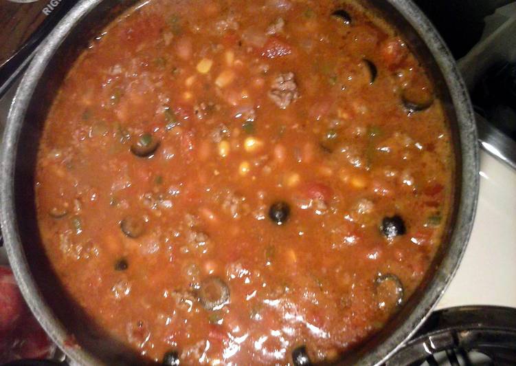 Recipe of Homemade taco soup