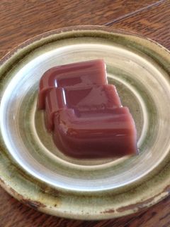 A picture of Soft Mizu-Yokan (Sweetened and Jellied Bean Paste).