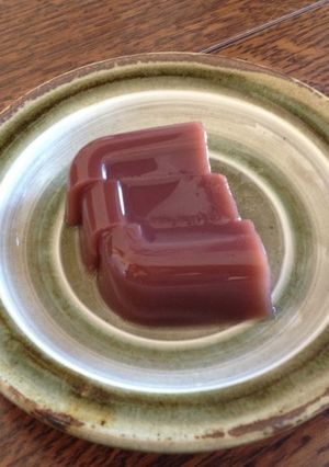 A picture of Soft Mizu-Yokan (Sweetened and Jellied Bean Paste).