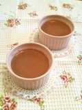 Simple & Smooth Chocolate Custard Pudding in the Microwave