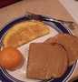 Recipe Ham and Cheese Omelet with Toast and Fruit the Awesome  Can spoil the tongue