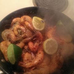 A picture of Chili lime shrimp.