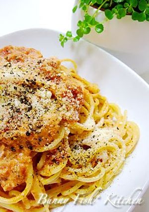 A picture of Rich & Super-Tasty Tomato Carbonara.