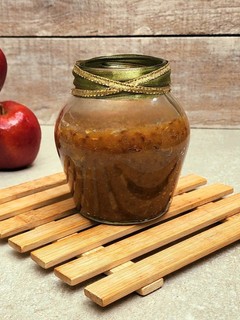 Una foto de 🍎 Mermelada de manzana y canela sin azúcar agregada ni edulcorantes 🍎 apto #diabéticos
