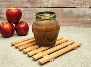 Una foto de 🍎 Mermelada de manzana y canela sin azúcar agregada ni edulcorantes 🍎 apto #diabéticos